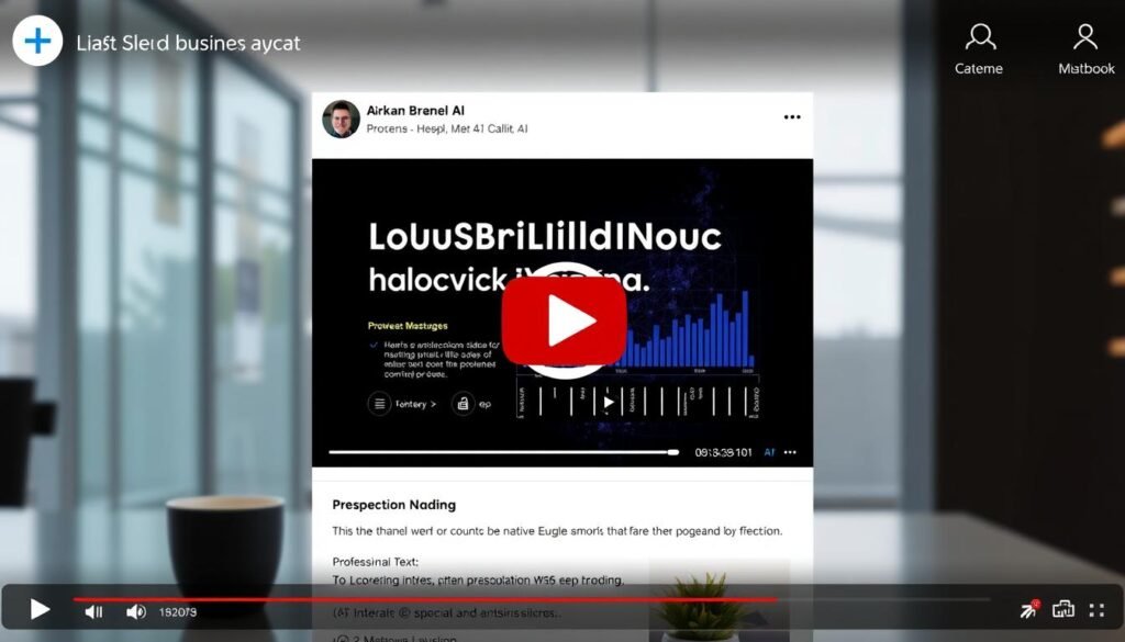 LinkedIn and Facebook video created with Lumen5 AI