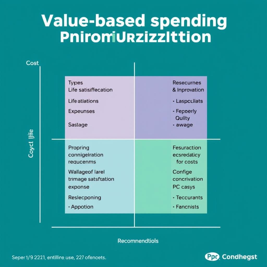 Value-based spending prioritization matrix from the M.S.S. System