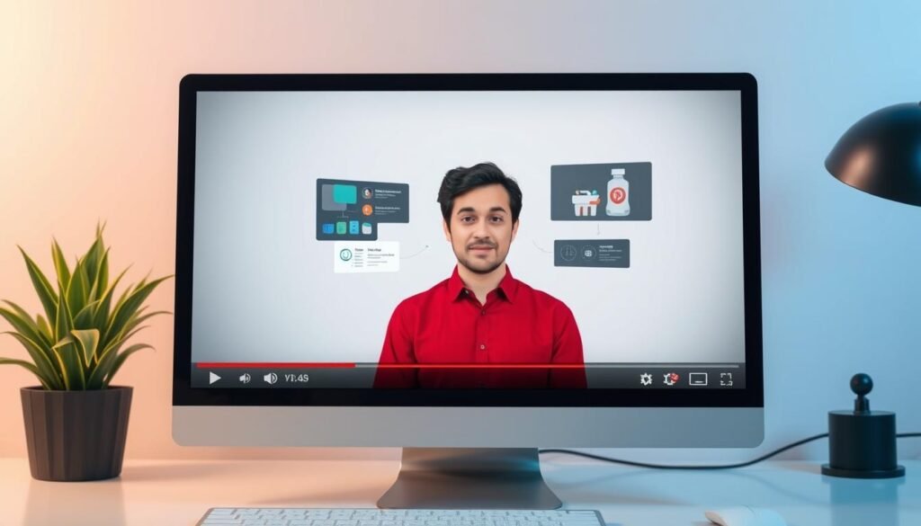 YouTube video created with Synthesia AI