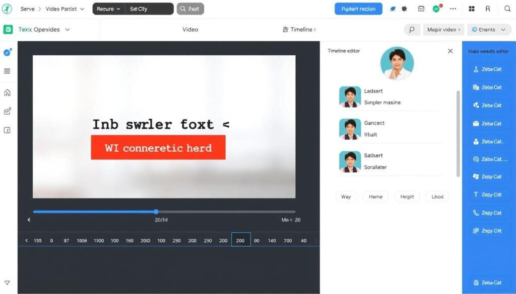 AI Video Generators for Social Media ZebraCat AI video generator interface showing video creation process