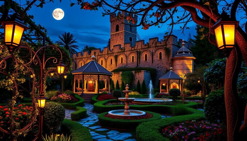enthralling garden structures