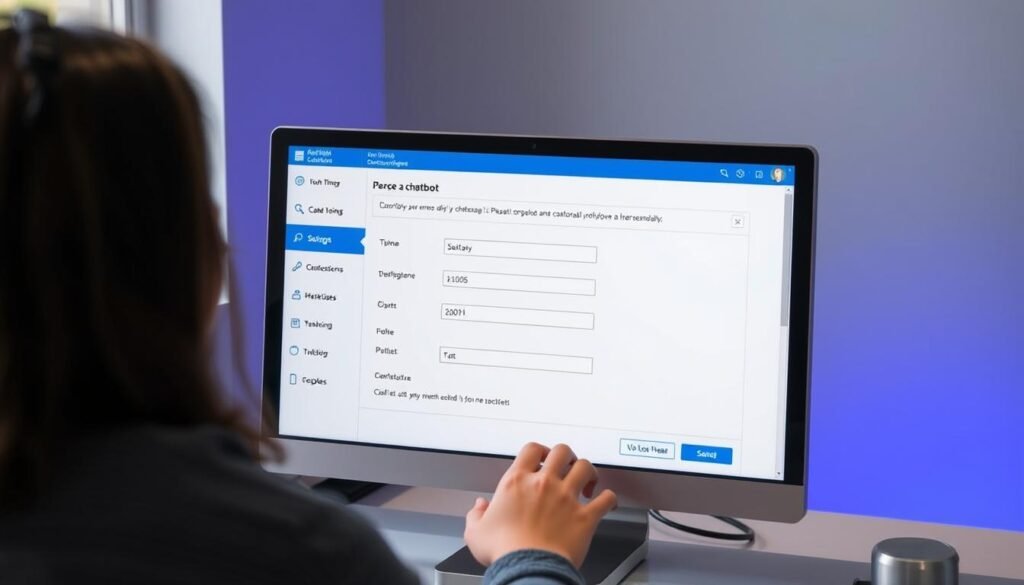 how to set up custom AI chatbot