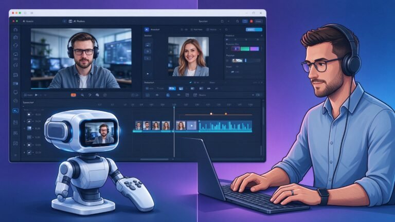Opus Clip vs Fiverr editor comparison AI video editing vs professional human editing 2